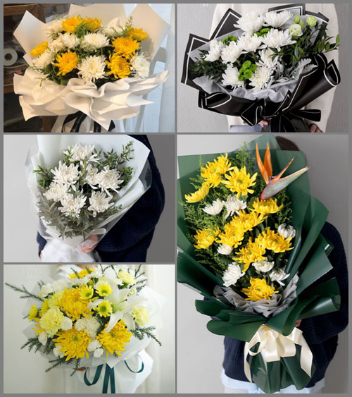 湖北黄冈市罗田县九资河镇圣人堂村白事花束代送